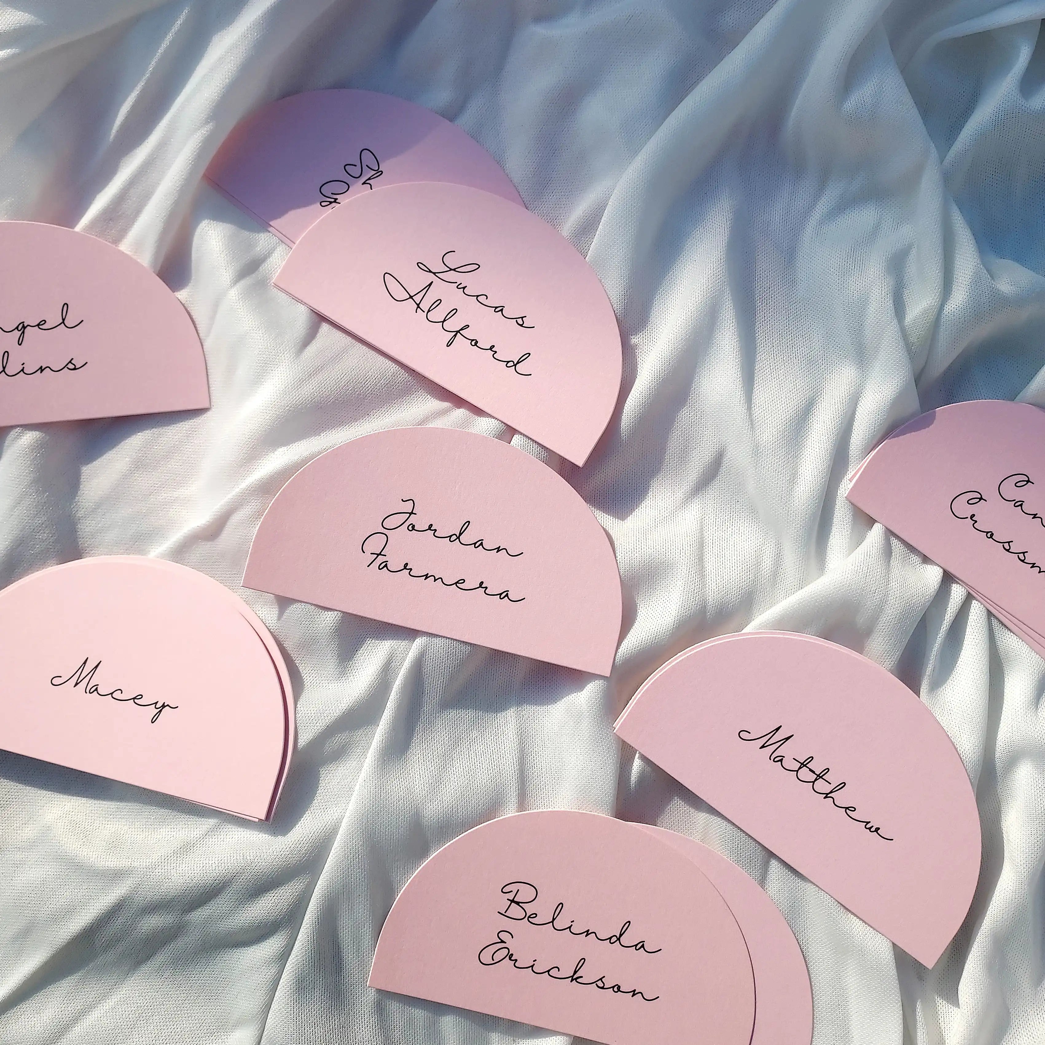 Buy Eco-Friendly Wedding Menu Card - FSC Paper and Soy Ink Printing - OddPlanPrint