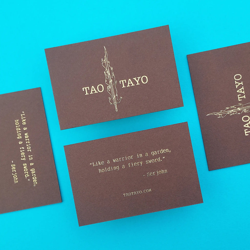Buy Editorial Style Brown Business Cards – Serif Letterpress Name | OddPlanPrint