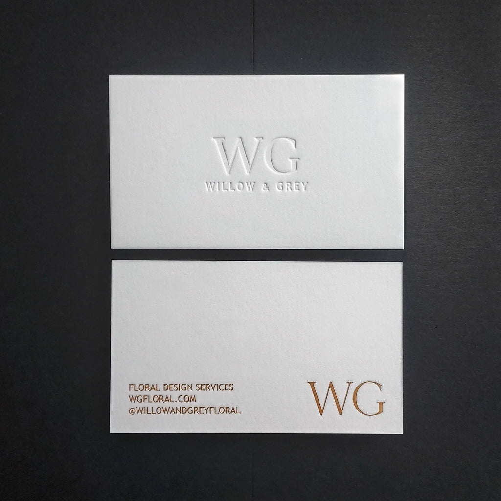 Buy Hand-Pulled Custom Cotton Business Cards – Craft Finish | OddPlanPrint