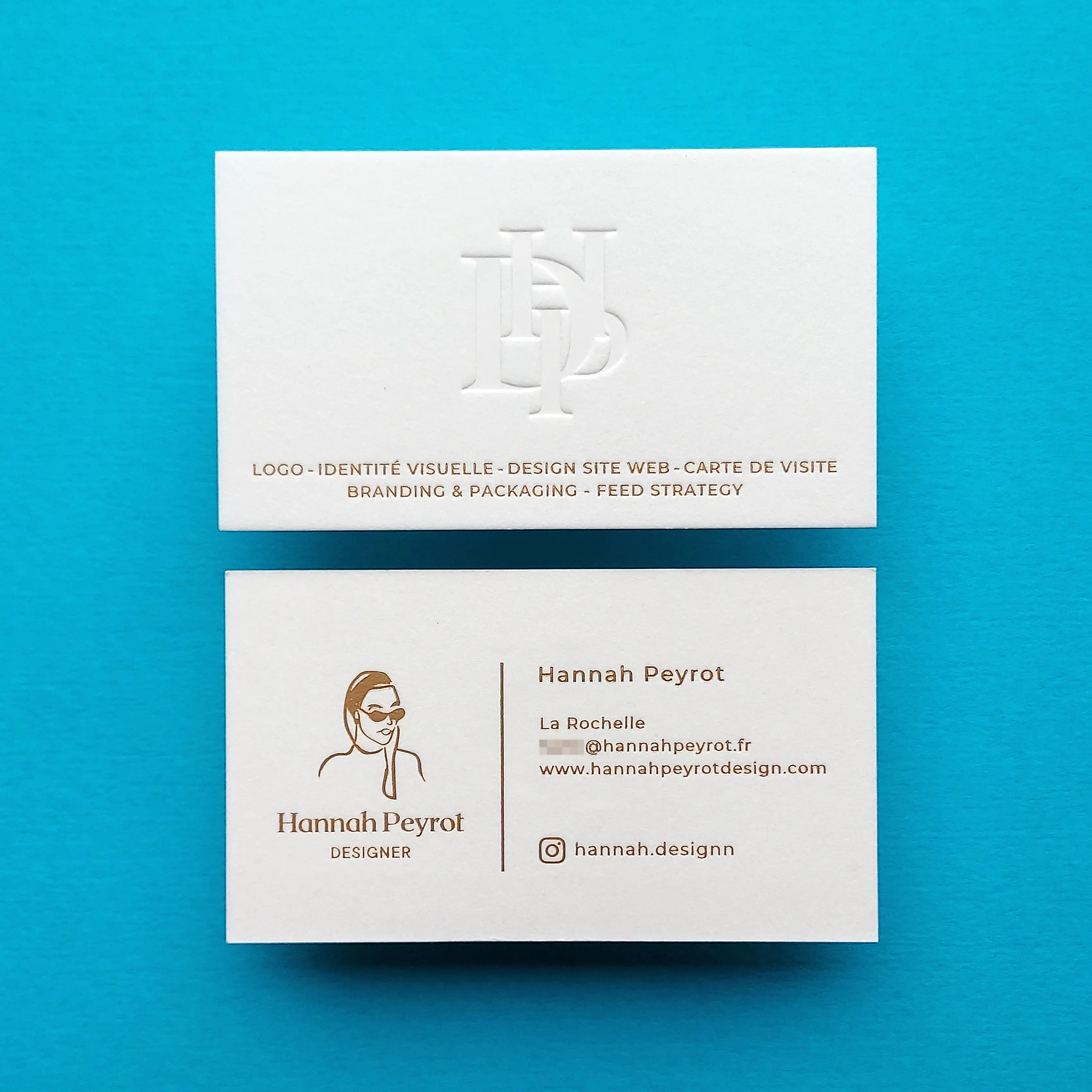 Buy Luxury Business Cards – High Contrast Letterpress | OddPlanPrint