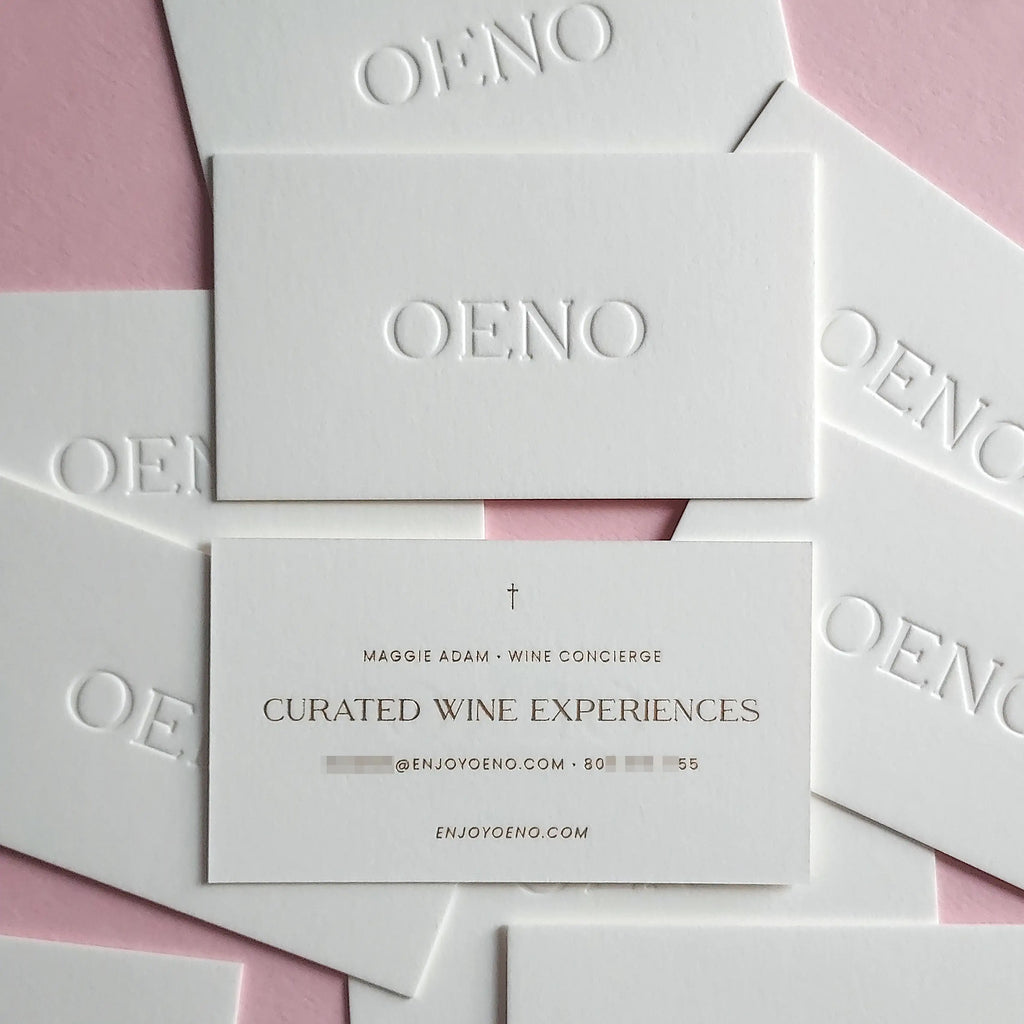 Buy Side Foil Custom Cotton Business Cards – Unique Finish | OddPlanPrint