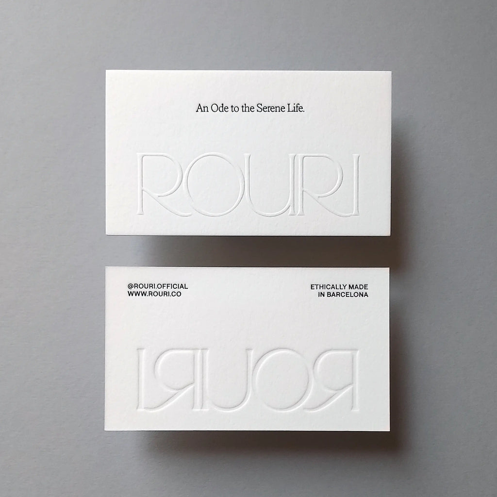 Buy Artisan Luxe Custom Cotton Business Cards – Print + Texture | OddPlanPrint