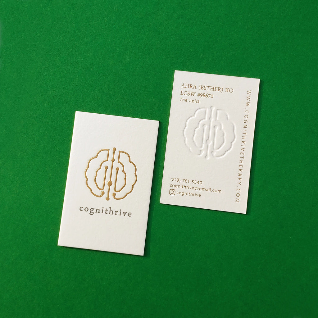 Buy Designer Embossed Business Cards – Contemporary Emboss Art | OddPlanPrint