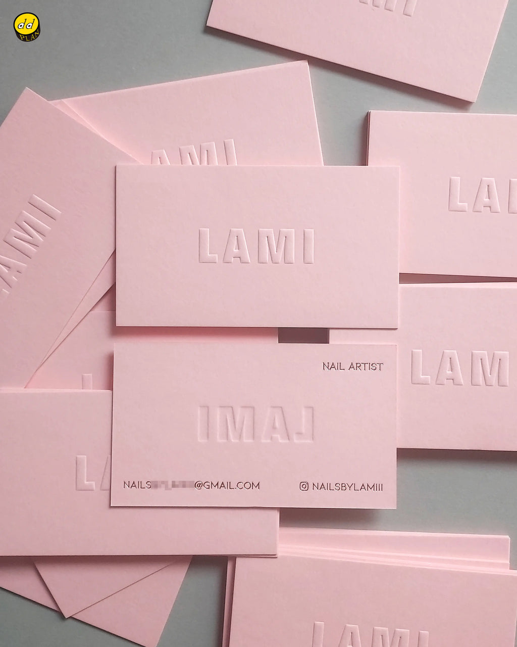 Buy Unique PINK Business Cards – Luxury Thick Paper | OddPlanPrint