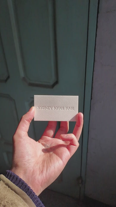 Buy Ultra-Premium Business Cards – Hand Debossed Finish | OddPlanPrint